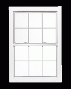Residential vinyl double hung windows image 1