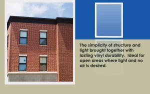 Residential Vinyl Picture Window Slider One
