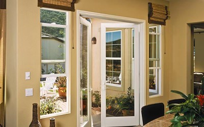 Vinyl Swinging Doors - Newtec Windows