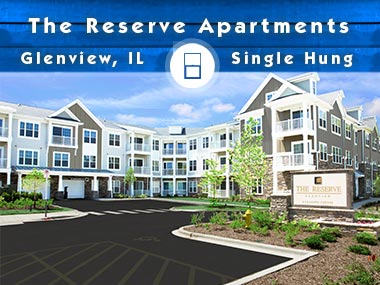 The Reserve Apartment Complex Single Hung Window Project